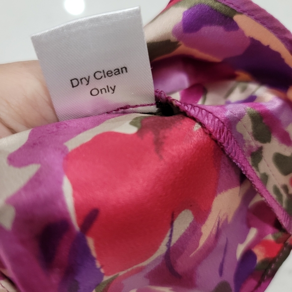 Parker silk ruffle watercolor floral mini dress - Picture 14 of 14